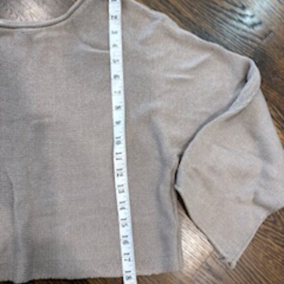 Clearout- Babaton Cotton oversized 3/4 Sleeve Knit sz S - Picture 9 of 10